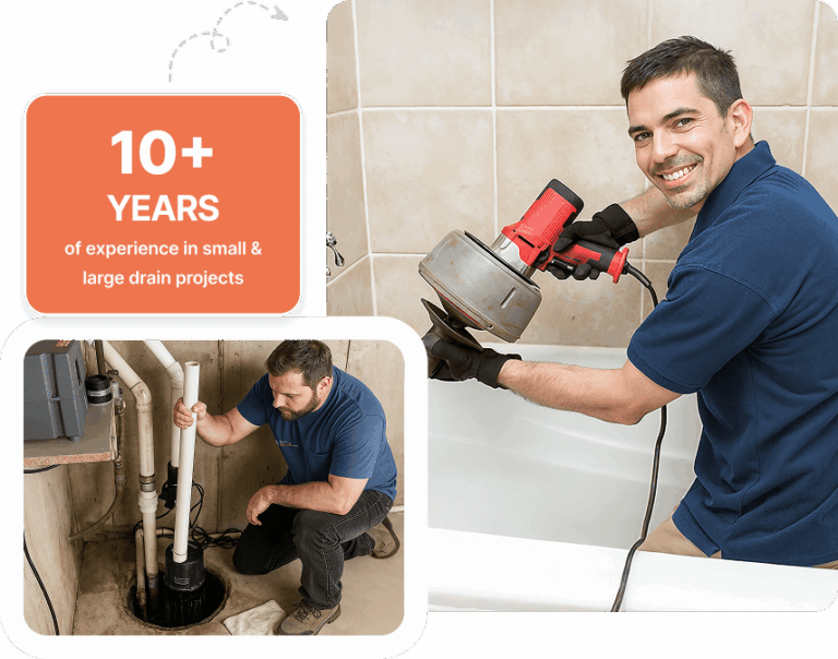 Plumbers from Super Drain Kingston with a decade of reliable service