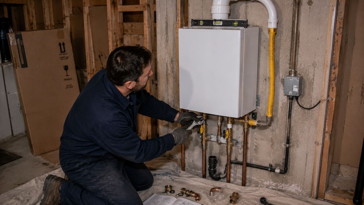 water heater installation