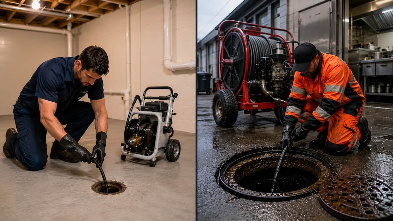 commercial and residencial hydro jetting