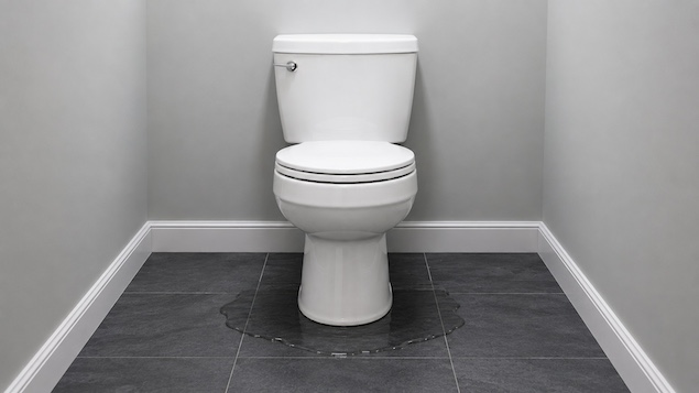 leaking toilet