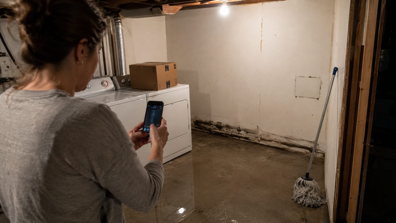 burst pipe first steps
