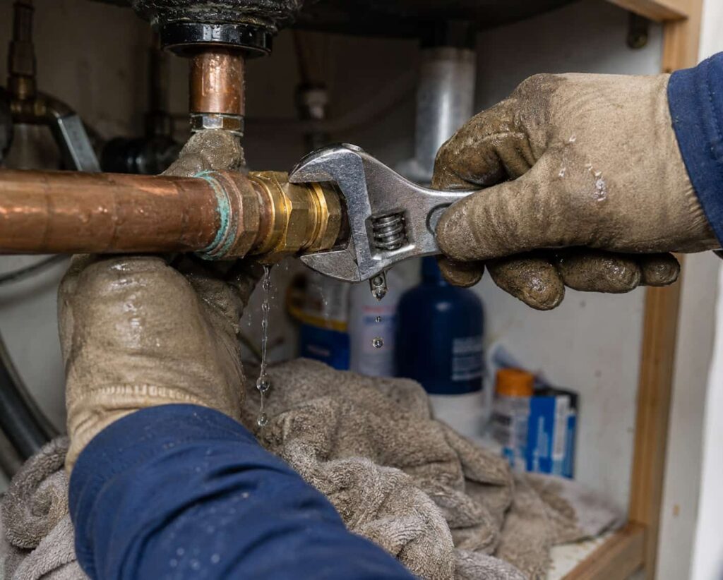 leak repair in Hamilton